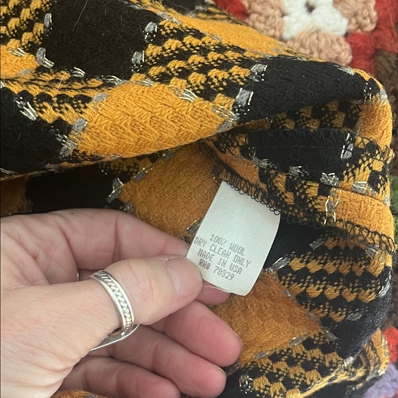 Vintage Buffalo Plaid Bill Blass Dress - Picture 7 of 8